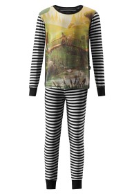 Bilde av Reima Mumin Sömnig Tvådelad Pyjamas (Black)