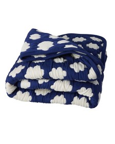 Bilde av Rice Babyteppe Quiltet Cloud (Cream/Blue)