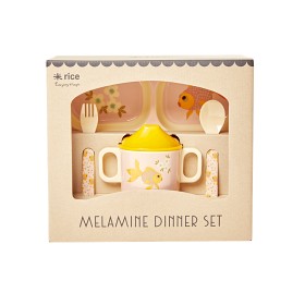 Bilde av Rice Matservis Baby Melamin Goldfish
