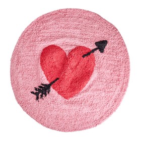 Bilde av Rice Matta Rund Hjärta (Rosa)