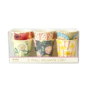 Bilde av Rice Mugg Melamin 6-pack (Happy Prints)