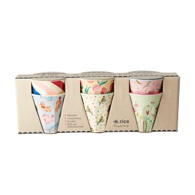 Bilde av Rice Mugg Melamin 6-pack S Choose Happy (blommor)