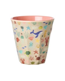 Bilde av Rice Kopp Melamin M (Coral Ocean Print)