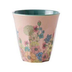 Bilde av Rice Kopp Melamin M Flower Collage (Soft Pink)