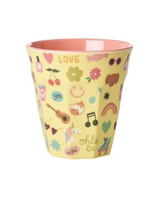 Bilde av Rice Kopp Melamin M (Unicorn Love Print)