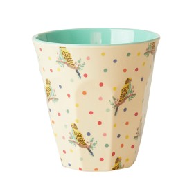 Bilde av Rice Mugg Melamin Medium Budgie Print