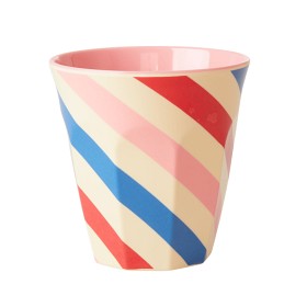 Bilde av Rice Mugg Melamin Medium Candy Stripes