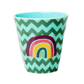 Bilde av Rice Mugg Melamin Medium Zig Zag (Blå)