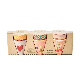 Bilde av Rice Mugg Melamin Small 6-pack (Rosa Kanin)