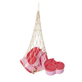 Bilde av Rice Plastburkar 4-pack (Cherry)