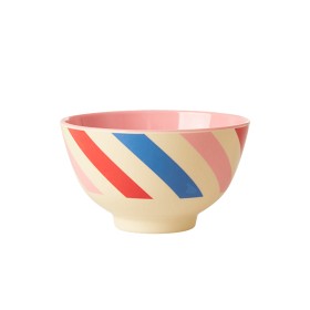 Bilde av Rice Skål Melamin Medium Candy Stripes