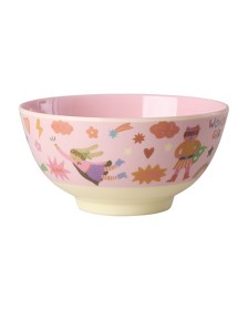 Bilde av Rice Bolle i melamin M Hero (Rosa)
