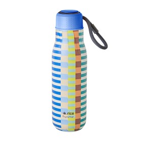Bilde av Rice Stålflaska 500ml (Randig Sommar)