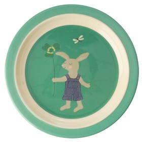 Bilde av Rice Tallrik Melamin (Grön Kanin)