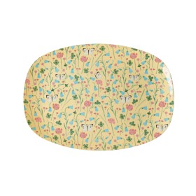 Bilde av Rice Tallrik Melamin Butterfly (Creme)