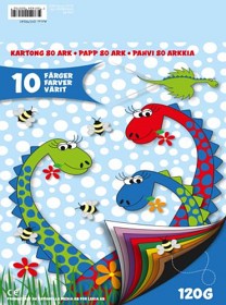 Bilde av Ritpapper färgade blad
