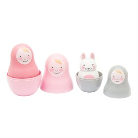 Bilde av Rosa & Bo Nesting Babies Babyleke (Pastel Pink)