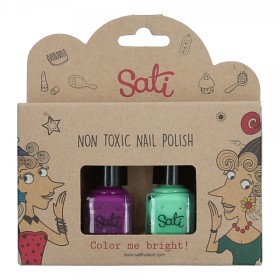 Bilde av Sati Nagellack Giftfri (Wine & Pistachio)