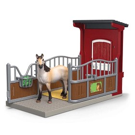 Bilde av Schleich Farm World Ponniboks med Mustang Mare