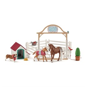 Bilde av Schleich Horse Club 42458 Hannahs gjestehester med tispa Ruby