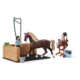 Bilde av Schleich Horse Club 42438 Tvättplats med Emily & Luna