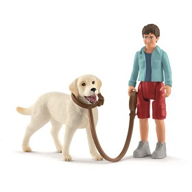 Bilde av Schleich Labrador Retriver och husse
