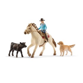 Bilde av Schleich Farm World 42419 Western ridning