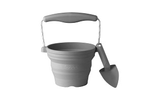 Bilde av Scrunch Silikonhink och spade (Antracitgrå)