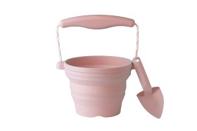 Bilde av Scrunch Silikonhink och spade (Rosa)