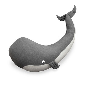 Bilde av Sebra Amningskudde Marion the Whale (Grå)