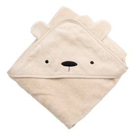 Bilde av Sebra Badcape Milo the bear (Dusty Pink)