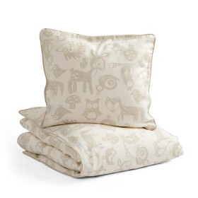 Bilde av Sebra Bäddset Spjälsäng Forest (Straw Beige)