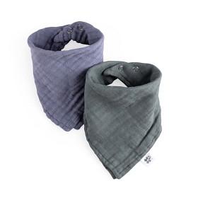 Bilde av Sebra Bibs 2-pakk (Blue/Green)