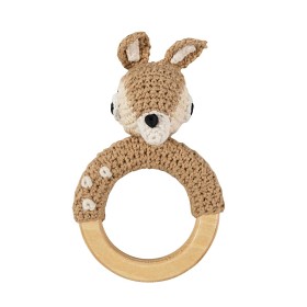 Bilde av Sebra Bitring Virkad Dixie (Forest Light Brown)