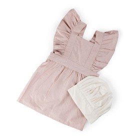 Bilde av Sebra Forkle og Kokkelue (Dusty Pink)