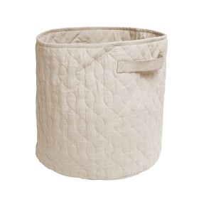 Bilde av Sebra Förvaringskorg quiltad (Straw Beige)