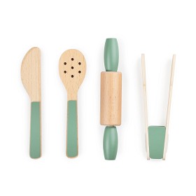Bilde av Sebra Kjøkkenredskapene Tre (Dusty Green)