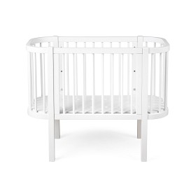 Bilde av Sebra Sebra Bedside Crib (Classic White)
