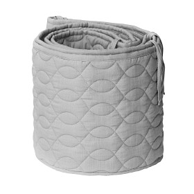 Bilde av Sebra Spjälskydd quiltat (Elephant Grey)