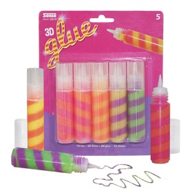 Bilde av Sense Stripete Glitterlim 5-pack
