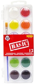 Bilde av Sense Akvarellboks Basic 12 stk