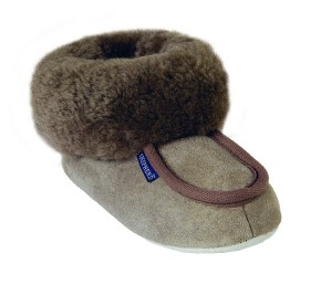 Bilde av Shepherd Osby Fårskinnstofflor (Beige)