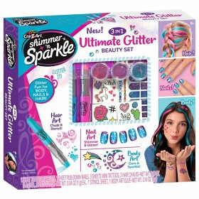 Bilde av Shimmer n' Sparkle 3In1 Ultimate Glitter Beauty Set