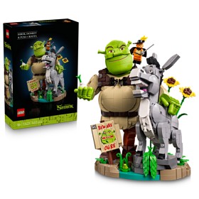 Bilde av LEGO Shrek 72423 Shrek, Eselet og Pus i støvler