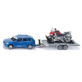 Bilde av Siku BMW X5 med släp och motorcykel