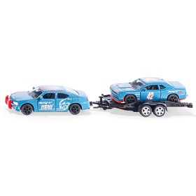 Bilde av Siku Dodge med trailer och racer 1:55