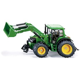 Bilde av Siku John Deere traktor med frontlastare 1:32