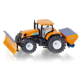 Bilde av Siku Traktor, plog, saltspridare 1:50
