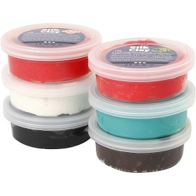 Bilde av Silk Clay Lera Julfärger 6 burkar