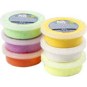 Bilde av Foam Clay Glitter 6 burkar 
